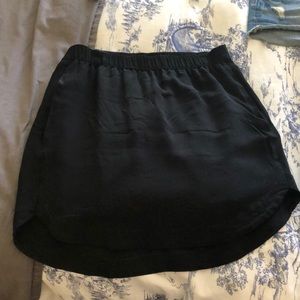 Madewell Black Skirt